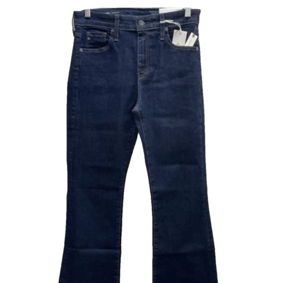NEW AG Jeans Women's Farrah Boot Mid Rise Size 28x32 Blue - Picture 1 of 8